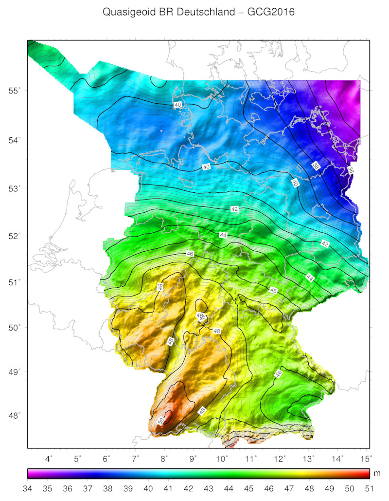 Quasigeoid GeoBasis-DE 2023 altern. Text